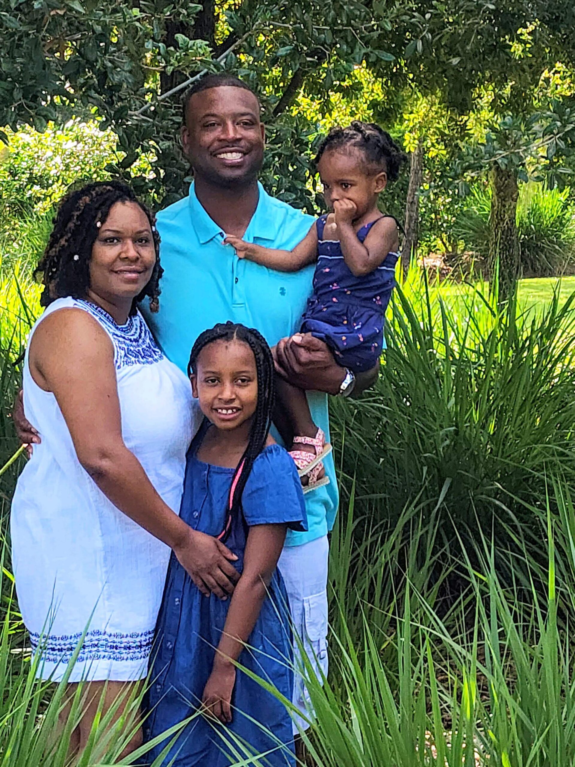 Jolly & Chenell Blount & family